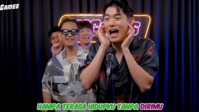 Penampilan Eric Nam saat menyanyikan lagu Hampa (Youtube: IMGames)