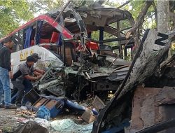 Kronologi Kecelakaan Bus Sugeng Rahayu dan Eka, Diduga Hindari Pejalan Kaki 3 Orang Meninggal