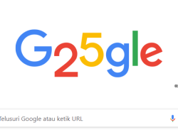 Google Rayakan Ulang Tahun ke-25 Begini Tampilan Doodle Hari Ini