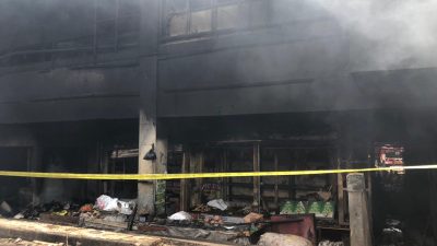 Kebakaran Pasar Leuwiliang Bogor Berlangsung 12 Jam