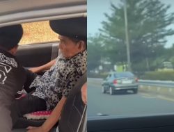 Viral Seorang Kakek Menyetir Mobil Sendiri di Tol, Buat Takut Pengendara Lain