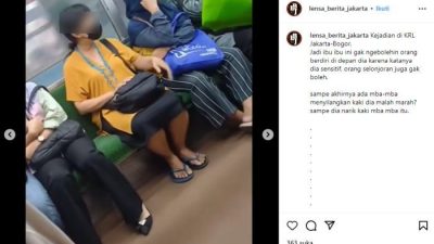 Ngamuk di KRL
