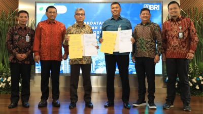 Kolaborasi, BRI dan BPJS Ketenagakerjaan Tandatangani MoU Kerja Sama