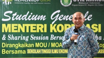 MenKopUKM STIE AMKOP MakassarAjak STIE AMKOP Makassar Kembangkan Bisnis