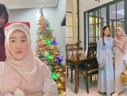 Larissa Chou Temani Sang Adik Rayakan Natal