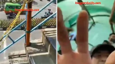 Viral Pria Kepergok Diduga Maling HP di JPO Stasiun Bogor