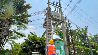 PLN UP3 Bogor Imbau Jaga Jarak Aman Alat Peraga Kampanye