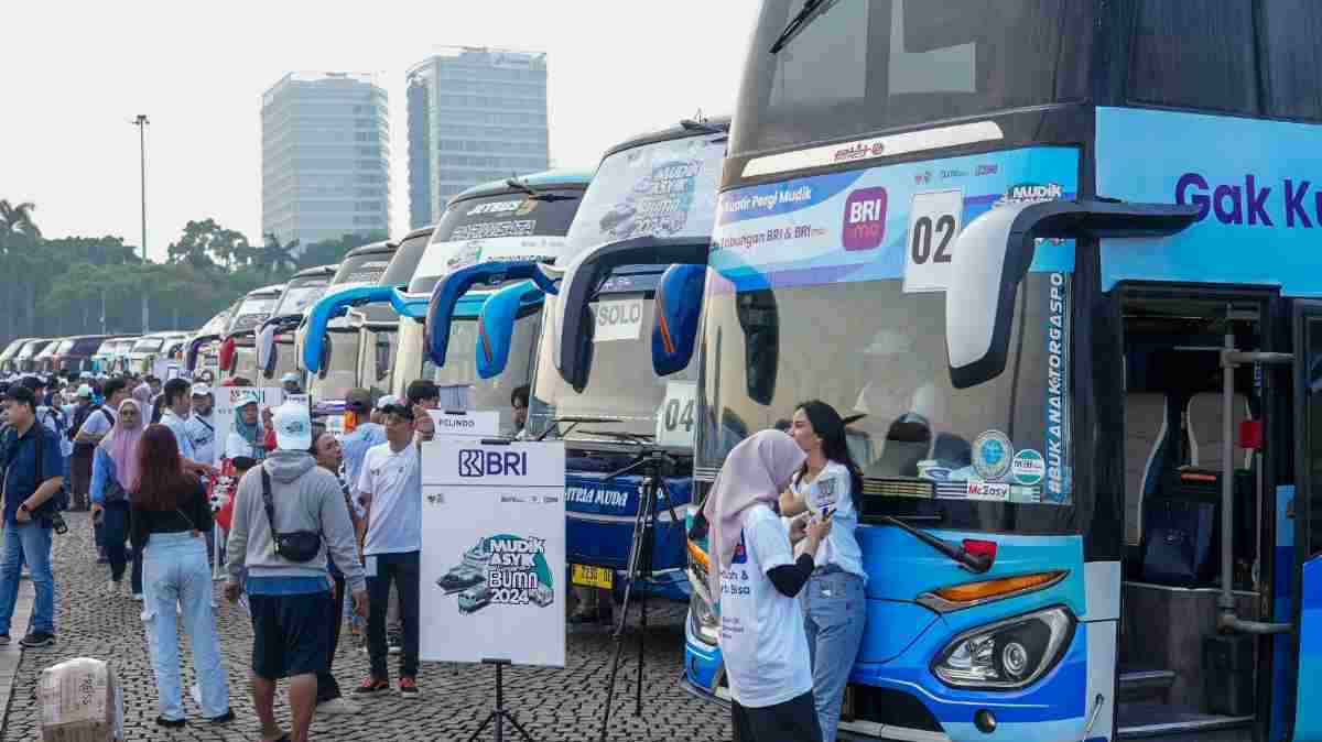 BRI Group Berangkatkan 12.173 Orang Mudik Asyik Bersama BUMN 2024