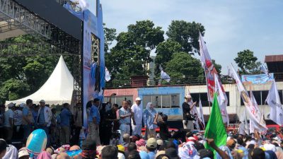 Ribuan Pendukung Antusias Ikuti Kampanye Akbar Pasangan Nomor Urut 1 di Sirkuit Sentul