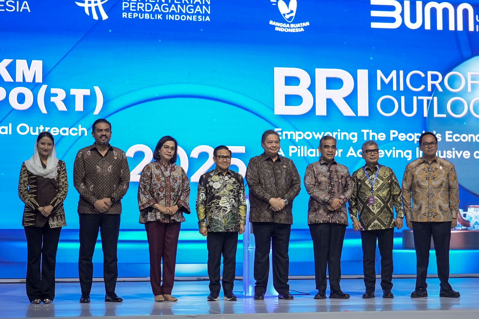 BRI UMKM EXPO(RT) & Microfinance Outlook 2025: Menko Airlangga Apresiasi Upaya BRI Berdayakan UMKM Indonesia
