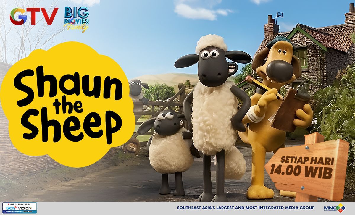 It’s Family Time! Siap-Siap Ngakak Bareng Shaun dan Domba-Domba Lucu Yang Idenya Selalu Out Of The Box di GTV!